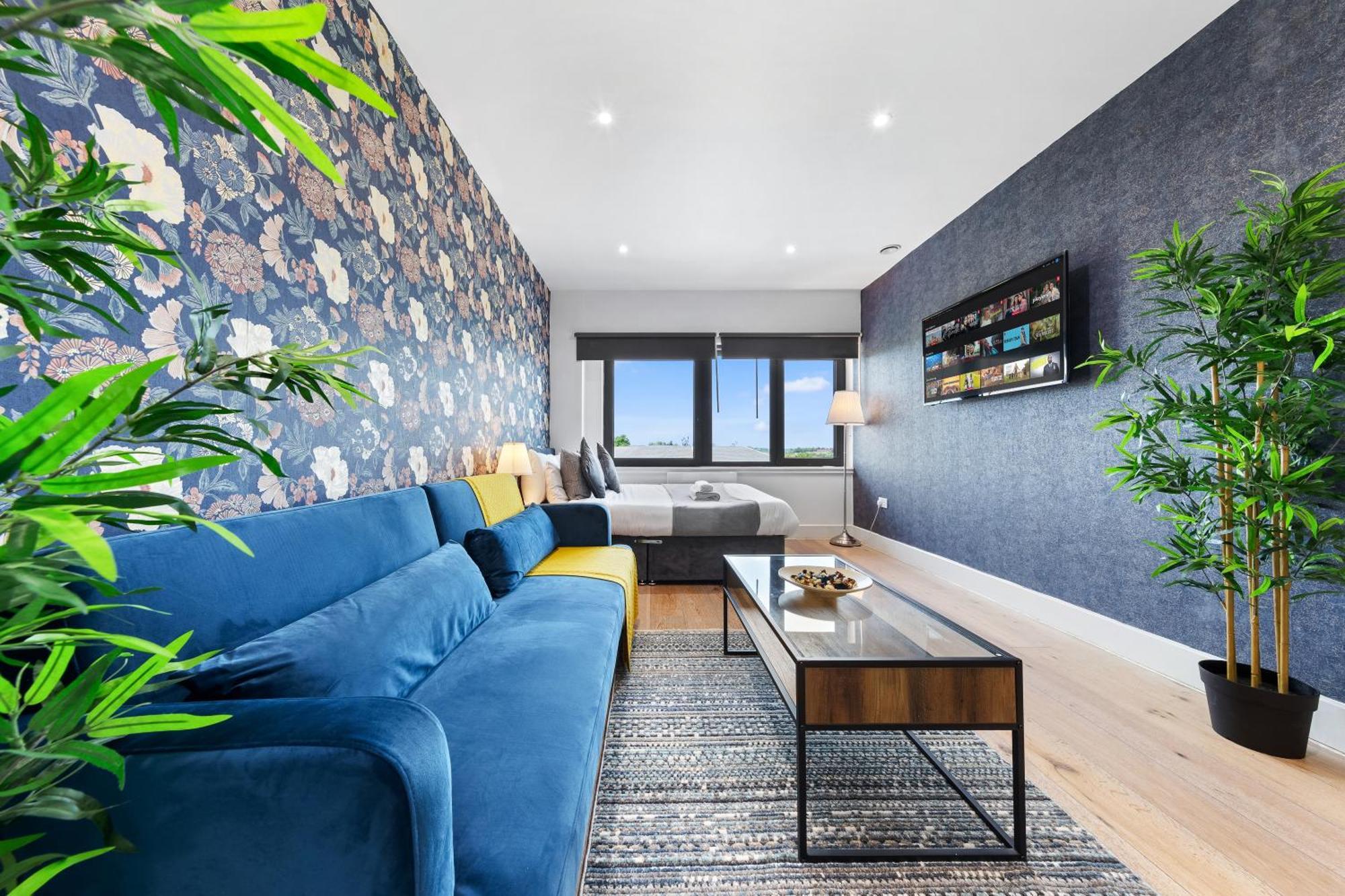 Modern One Bedroom Flat - Sleeps 5 -Near Heathrow - London Ub3 Esterno foto