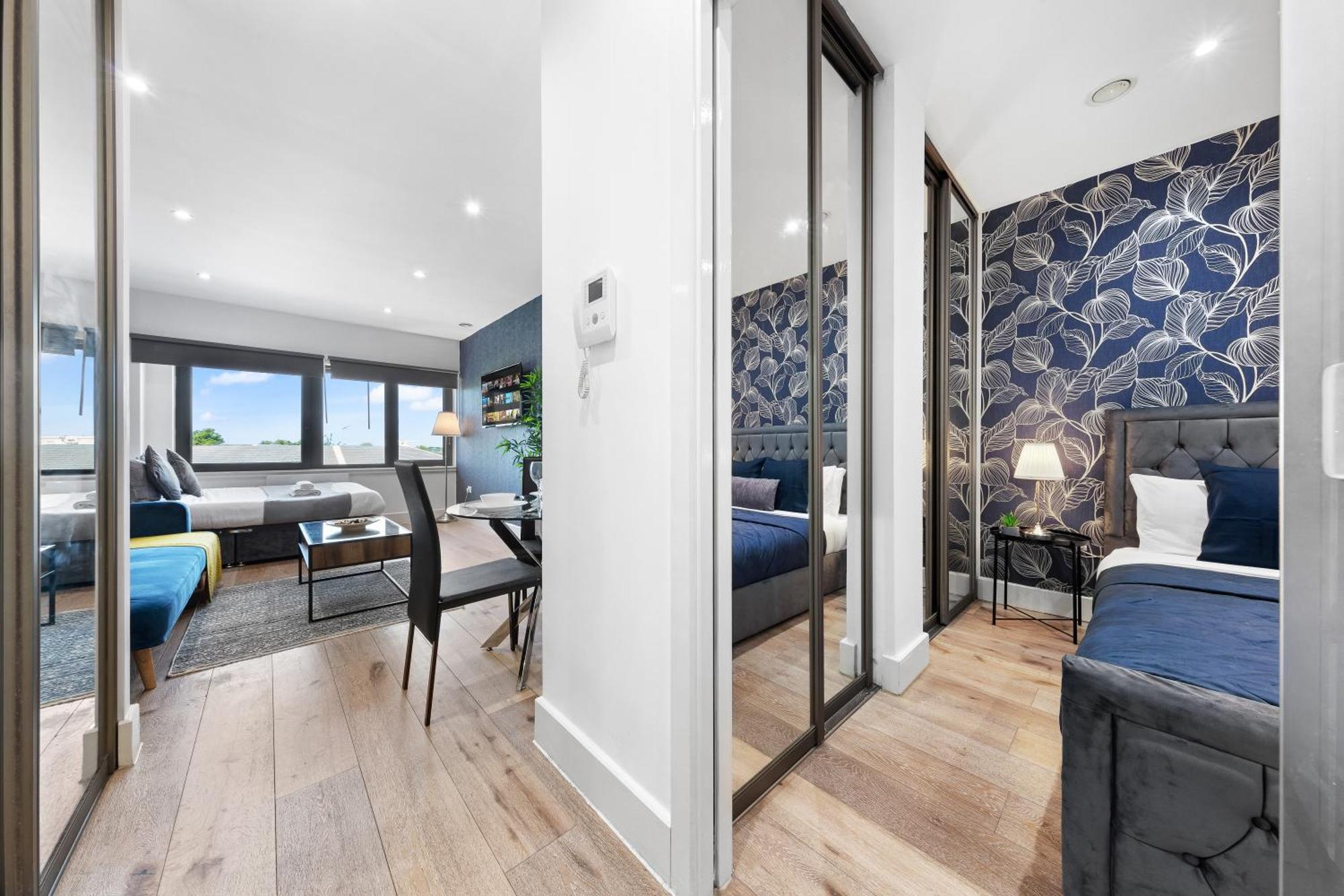 Modern One Bedroom Flat - Sleeps 5 -Near Heathrow - London Ub3 Esterno foto
