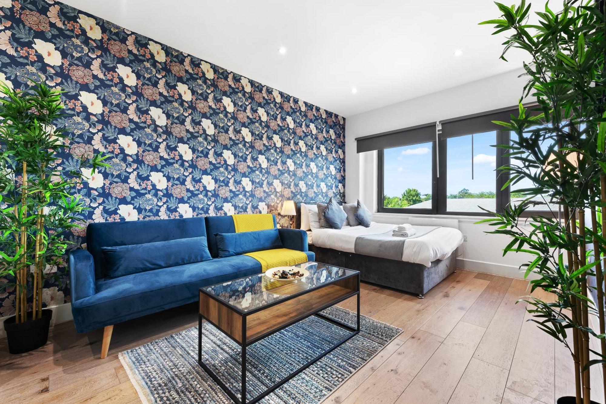 Modern One Bedroom Flat - Sleeps 5 -Near Heathrow - London Ub3 Esterno foto